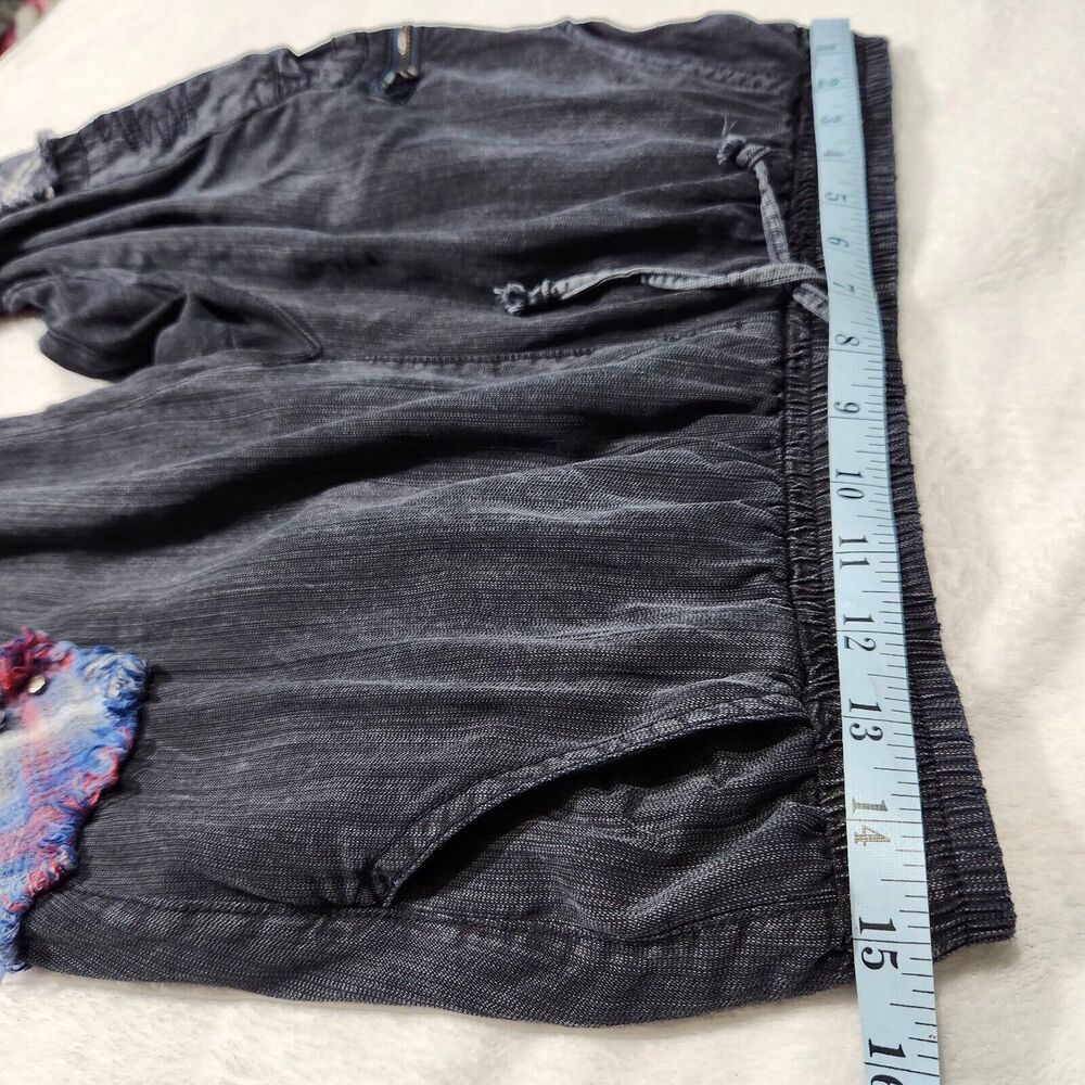 Vintage Havana Elastic Waist Joggers Pants Size Medium Black - Picture 6 of 13